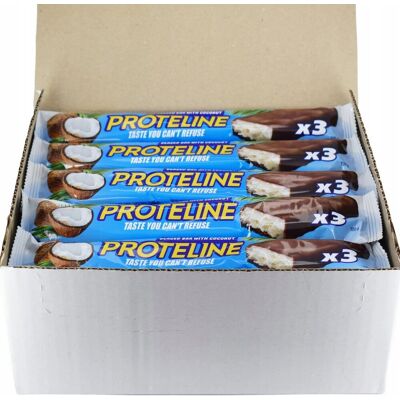 Inny producent Zestaw PROTELINE 20x100g baton na bazie wiórków kokosowych Inny producent Zestaw PROTELINE 20x100g baton na bazie wiórków kokosowych