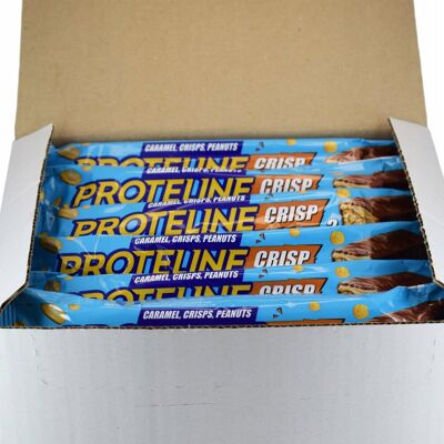 Inny producent Zestaw PROTELINE 20x100g baton z kulkami ryżowymi i karamelem Inny producent Zestaw PROTELINE 20x100g baton z kulkami ryżowymi i karamelem