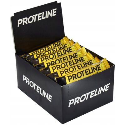 Inny producent Zestaw PROTELINE 24x40g baton proteinowy o smaku bananowym Inny producent Zestaw PROTELINE 24x40g baton proteinowy o smaku bananowym