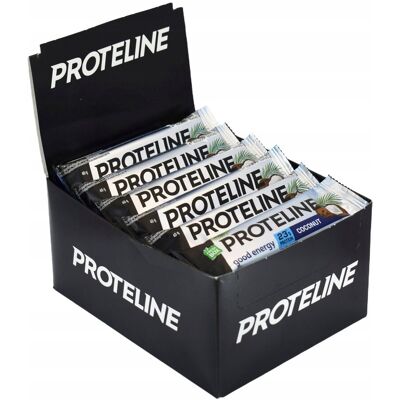 Inny producent Zestaw PROTELINE 24x40g baton proteinowy o smaku kokosowym Inny producent Zestaw PROTELINE 24x40g baton proteinowy o smaku kokosowym