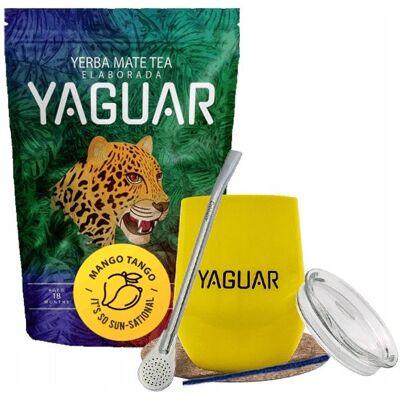 Zestaw Yerba Mate Yaguar Mango Tango 0,5kg 500g Zestaw Yerba Mate Yaguar Mango Tango 0,5kg 500g