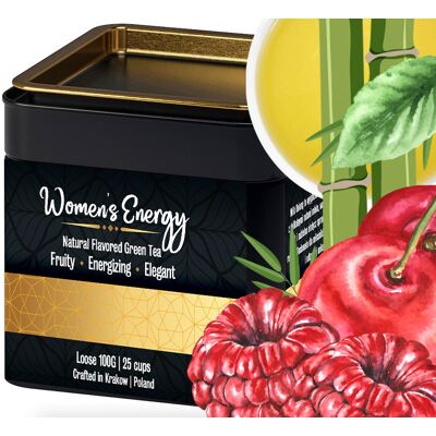 Leo Tea Zielona Herbata w Puszce 100g Na Dzien Kobiet Mate Bambus Czerwone Owoce Naturalne Aromaty Leo Tea Zielona Herbata w Puszce 100g Na Dzien Kobiet Mate Bambus Czerwone Owoce Naturalne Aromaty