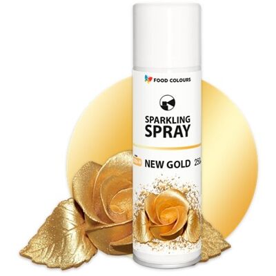 Food Colours ZŁOTY Barwnik Spożywczy w Sprayu 250ml Brokat jadalny GOLD Food Colours ZŁOTY Barwnik Spożywczy w Sprayu 250ml Brokat jadalny GOLD