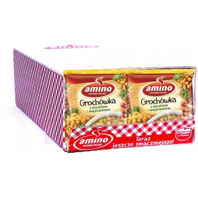 brak danych Zupa Błyskawiczna Amino Grochówka 22szt X 65 G brak danych Zupa Błyskawiczna Amino Grochówka 22szt X 65 G