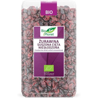 BIO PLANET Suszone żurawiny - Organiczne, bez cukru - 1kg BIO PLANET Suszone żurawiny - Organiczne, bez cukru - 1kg