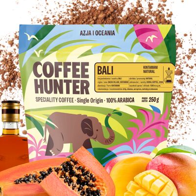 Hunter Bali Kintamani Natural (Kawa Specialty) 250g Hunter Bali Kintamani Natural (Kawa Specialty) 250g