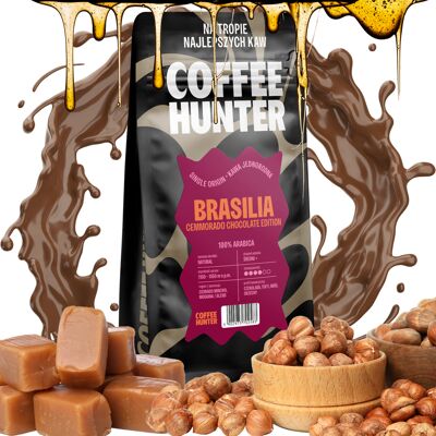 Hunter Brasilia Cemmorado Chocolate Edition 1000g Kawa Ziarnista Hunter Brasilia Cemmorado Chocolate Edition 1000g Kawa Ziarnista