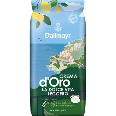 Dallmayr Crema D'Oro La Dolce Vita Leggero 1kg Dallmayr Crema D'Oro La Dolce Vita Leggero 1kg