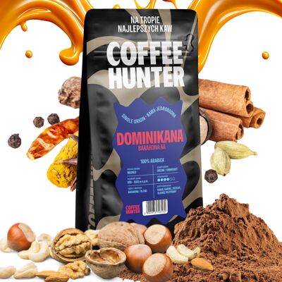 Hunter Dominikana Barahona Aa 1000g Kawa Ziarnista Hunter Dominikana Barahona Aa 1000g Kawa Ziarnista