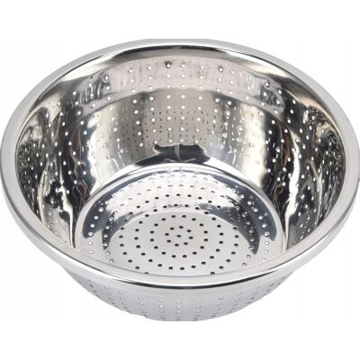 Inny producent Durszlak 24 Cm Kosz Stalowy Sitko Odporny Rdzę Warzywa Owoce Klasyczny Inny producent Durszlak 24 Cm Kosz Stalowy Sitko Odporny Rdzę Warzywa Owoce Klasyczny