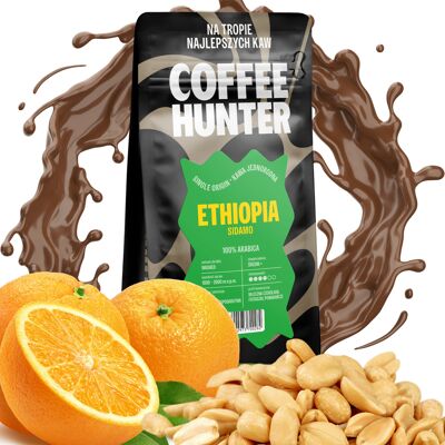 Hunter Ethiopia Sidamo 1000g Kawa Ziarnista Hunter Ethiopia Sidamo 1000g Kawa Ziarnista