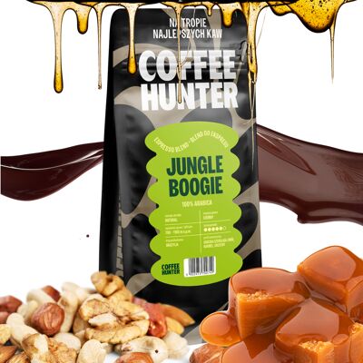 Hunter Jungle Boogie (Heban Blend) 1000g Kawa Ziarnista Hunter Jungle Boogie (Heban Blend) 1000g Kawa Ziarnista