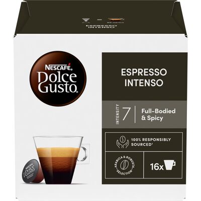 Kapsułki Nescafe Dolce Gusto Espresso Intenso 3x 16szt Kapsułki Nescafe Dolce Gusto Espresso Intenso 3x 16szt