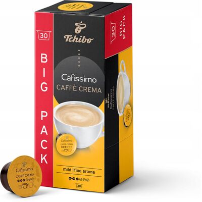 Kapsułki Tchibo Caffe Crema Fine Aroma Do Ekspresu Tchibo Cafissimo 2x30szt Kapsułki Tchibo Caffe Crema Fine Aroma Do Ekspresu Tchibo Cafissimo 2x30szt