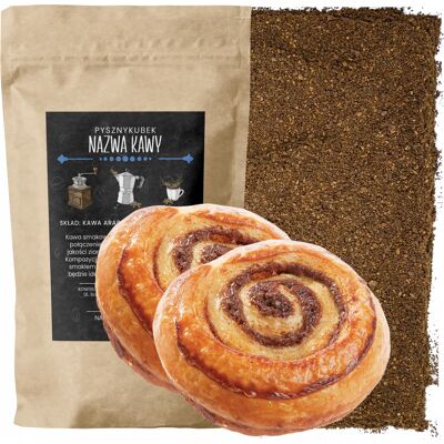 Inny producent Kawa Mielona Bułeczka Cynamonowa 1 Kg 1000 G 100% Arabica Aromatyzowana / Pysznykubek Inny producent Kawa Mielona Bułeczka Cynamonowa 1 Kg 1000 G 100% Arabica Aromatyzowana / Pysznykubek