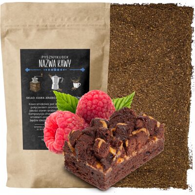 Inny producent Kawa Mielona Malinowe Brownie 1 Kg 1000 G 100% Arabica Aromatyzowana / Pysznykubek Inny producent Kawa Mielona Malinowe Brownie 1 Kg 1000 G 100% Arabica Aromatyzowana / Pysznykubek