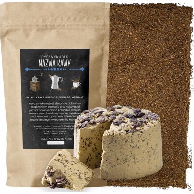Inny producent Kawa Mielona Smakowa Ciasto Chałwowe 1 Kg 1000 G 100% Arabica / Pysznykubek Inny producent Kawa Mielona Smakowa Ciasto Chałwowe 1 Kg 1000 G 100% Arabica / Pysznykubek