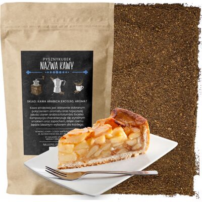 Inny producent Kawa Mielona Smakowa Ciasto Jabłkowe 1 Kg 1000 G 100% Arabica / Pysznykubek Inny producent Kawa Mielona Smakowa Ciasto Jabłkowe 1 Kg 1000 G 100% Arabica / Pysznykubek