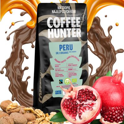 Hunter Kawa Organiczna Peru Gr.1 1000g Kawa Ziarnista Hunter Kawa Organiczna Peru Gr.1 1000g Kawa Ziarnista