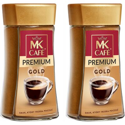Kawa Rozpuszczalna Instant Mk Cafe Premium Gold 2x 175g Kawa Rozpuszczalna Instant Mk Cafe Premium Gold 2x 175g