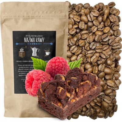 Inny producent Kawa Smakowa Ziarnista Aromatyzowana Malinowe Brownie 1 Kg 100% Arabica / Pysznykubek Inny producent Kawa Smakowa Ziarnista Aromatyzowana Malinowe Brownie 1 Kg 100% Arabica / Pysznykubek