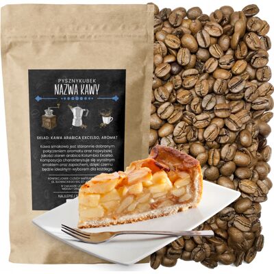 Inny producent Kawa Smakowa Ziarnista Jabłecznik Szarlotka 1 Kg 100% Arabica / Pysznykubek Inny producent Kawa Smakowa Ziarnista Jabłecznik Szarlotka 1 Kg 100% Arabica / Pysznykubek
