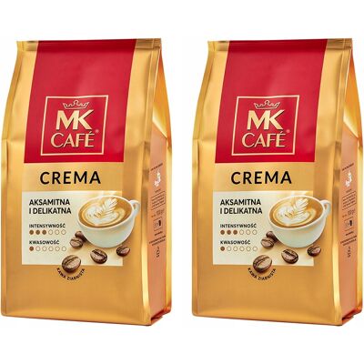 Kawa Ziarnista Mk Cafe Crema Arabica Robusta Średnio Palona 2kg Kawa Ziarnista Mk Cafe Crema Arabica Robusta Średnio Palona 2kg