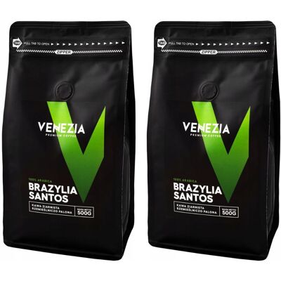 Kawa Ziarnista Venezia Brasilia 2x500g Kawa Ziarnista Venezia Brasilia 2x500g