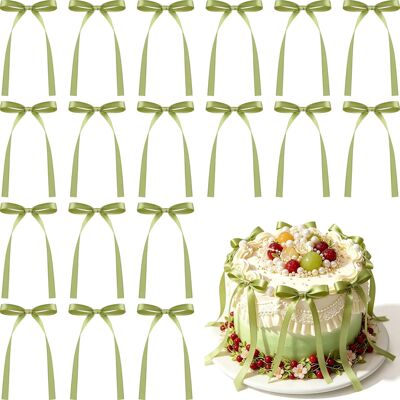 Inny producent Kokardki 50 Sztuk Jasnozielone Dekoracja Ozdóbka Tort Ciasto Muffinka Inny producent Kokardki 50 Sztuk Jasnozielone Dekoracja Ozdóbka Tort Ciasto Muffinka