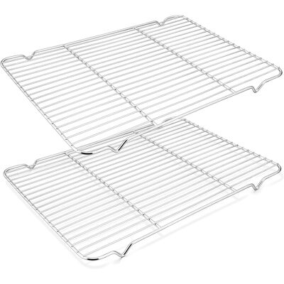 Inny producent Kratka Chłodząca 2 Sztuki 41x29cm Siatka Ruszt Stalowy Wytrzymały Inny producent Kratka Chłodząca 2 Sztuki 41x29cm Siatka Ruszt Stalowy Wytrzymały