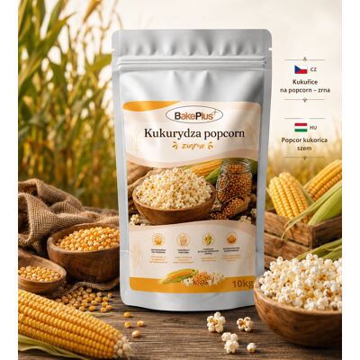 Kukurydza Popcorn Bakeplus - 10 Kg Kukurydza Popcorn Bakeplus - 10 Kg