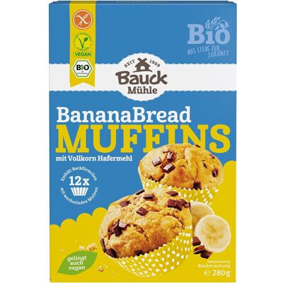 Inny producent Mieszanka Do Babeczek Chleb Bananowy Bez Glutenu Ekologiczny/bio 280g Inny producent Mieszanka Do Babeczek Chleb Bananowy Bez Glutenu Ekologiczny/bio 280g