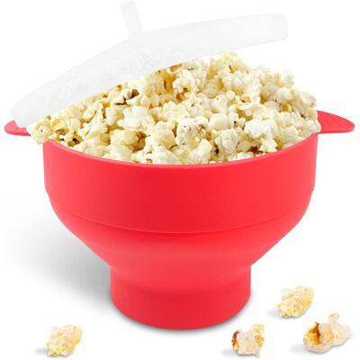 Inny producent Miseczka Silikonowa Składana Popcorn Do Mikrofali Bez Tłuszczu Duża Inny producent Miseczka Silikonowa Składana Popcorn Do Mikrofali Bez Tłuszczu Duża