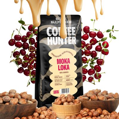 Hunter Moka Loka Blend 1000g Kawa Ziarnista Hunter Moka Loka Blend 1000g Kawa Ziarnista
