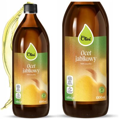 Ocet Jabłkowy Olini 1l Niefiltrowany, Dla Cukrzyków, Z Polskich Jabłek Ocet Jabłkowy Olini 1l Niefiltrowany, Dla Cukrzyków, Z Polskich Jabłek