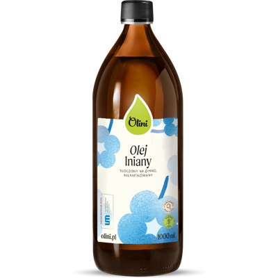 Olini Olej Lniany 1000ml Olini Olej Lniany 1000ml
