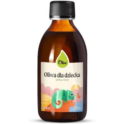 Olini Oliwa Z Oliwek Dla Dzieci I Niemowląt Tłoczona Na Zimno, 250 Ml Olini Oliwa Z Oliwek Dla Dzieci I Niemowląt Tłoczona Na Zimno, 250 Ml