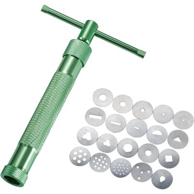 Inny producent Praska Cukiernicza 20 Formy Dekorator Tortów Ciaszczek Fondant Srebrna Inny producent Praska Cukiernicza 20 Formy Dekorator Tortów Ciaszczek Fondant Srebrna