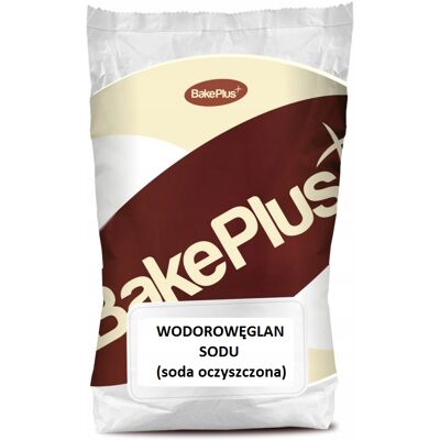 BakePlus Soda Oczyszczona - Wodorowęglan Sodu 10kg BakePlus Soda Oczyszczona - Wodorowęglan Sodu 10kg