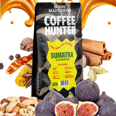 Hunter Sumatra Gayo Mountain 1000g Kawa Ziarnista Hunter Sumatra Gayo Mountain 1000g Kawa Ziarnista