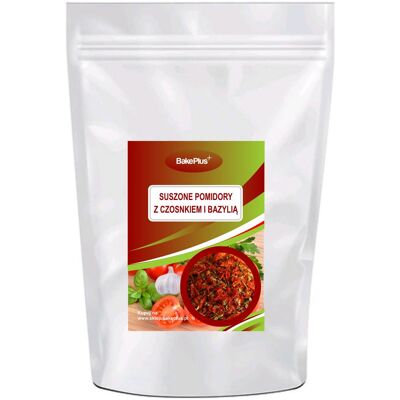 BakePlus Suszone Pomidory Z Czosnkiem I Bazylią - 1kg BakePlus Suszone Pomidory Z Czosnkiem I Bazylią - 1kg
