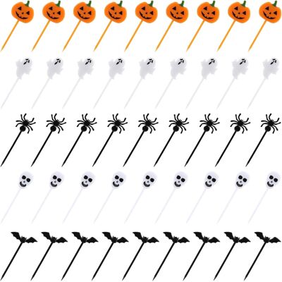 Inny producent Szpikulce Dekoracje 100 Sztuk Halloween Plastikowe Wielorazowe Na Imprezę Inny producent Szpikulce Dekoracje 100 Sztuk Halloween Plastikowe Wielorazowe Na Imprezę