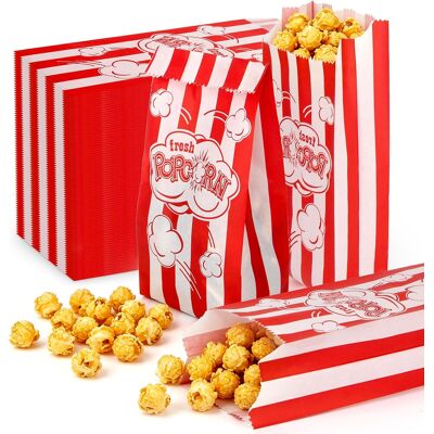 Inny producent Torebki 150 Sztuk Papierowe Popcorn Snacks Cukierki Przekąski Na Wynos Inny producent Torebki 150 Sztuk Papierowe Popcorn Snacks Cukierki Przekąski Na Wynos