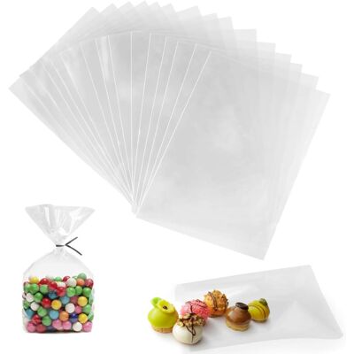 Inny producent Torebki 200 Sztuk 15x20cm Celofanowe Folia Mocna Inny producent Torebki 200 Sztuk 15x20cm Celofanowe Folia Mocna