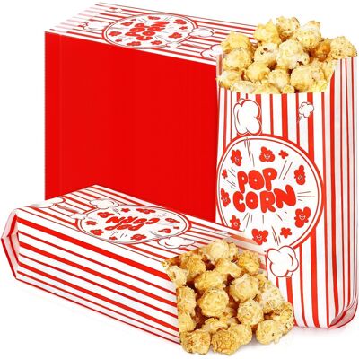 Inny producent Torebki 250 Sztuk 9x21cm Paski Popcorn Kino Przekąski Święta Urodziny Inny producent Torebki 250 Sztuk 9x21cm Paski Popcorn Kino Przekąski Święta Urodziny