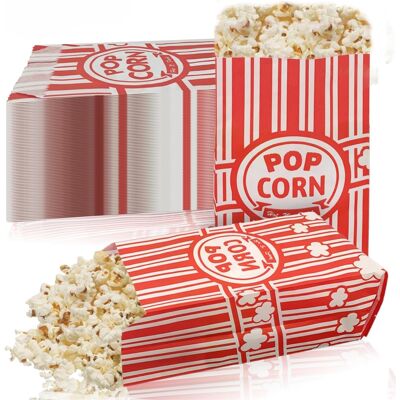 Inny producent Torebki 330 Sztuk Papierowe Popcorn Snacks Paski Czerwone Białe Retro Duże Inny producent Torebki 330 Sztuk Papierowe Popcorn Snacks Paski Czerwone Białe Retro Duże