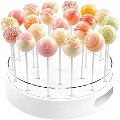 Inny producent Uchwyt Na Ciasto Pops Akrylowy Lizaki 22 Otwory Dwuwarstwowy Biały Inny producent Uchwyt Na Ciasto Pops Akrylowy Lizaki 22 Otwory Dwuwarstwowy Biały