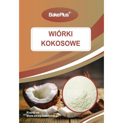 BakePlus Wiórki Kokosowe Grube 10kg BakePlus Wiórki Kokosowe Grube 10kg