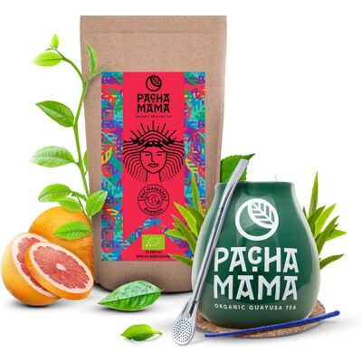 Zestaw Guayusa Pachamama Energia 100g Akcesoria Zestaw Guayusa Pachamama Energia 100g Akcesoria