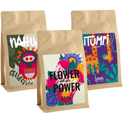 JAVA Coffee Zestaw Kaw Ziarnistych Java Klasyki Do Przelewu 3 × 250 G JAVA Coffee Zestaw Kaw Ziarnistych Java Klasyki Do Przelewu 3 × 250 G